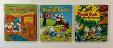 Lot of 3 Vintage Walt Disney Donald Duck Whitman Tell-A-Tale Books 1950s 1960s picture