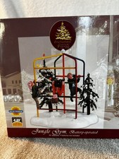 Vintage Lemax Playground Jungle Gym, Seesaw & Around We Go Table Accent - 2005 picture