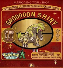 Shiny Groudon LV 100 & 6IV (Custom Moves)- Pokemon Z-A/switch- Fast 12/24h picture