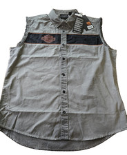 Harley-Davidson Men's Iron Bond Blowout Colorblocked Black Pearl 3XL 99005-23VM picture