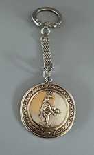 Vintage Silver Spirit Dancer Keychain Mexico picture