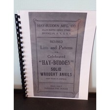 Hay Budden Catalog 1914 , 1915 Illustrated with dimensions & Weights Repro picture