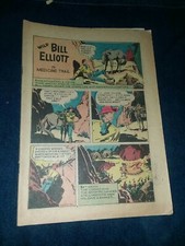 1950 WILD BILL ELLIOTT #2 Dell comics golden age precode western movie star picture