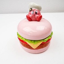 Kirby Cafe Limited Burger Porcelain Box Cocotte Ceramic Jewelry Storage Japan picture