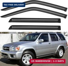 Window Visors Rain Guards for 1996-2004 Nissan Pathfinder, Out-Channel Window Ve picture