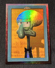 Topps 2025 Topps Chrome SpongeBob 25 SG-5 Squidward's Gallery Insert picture