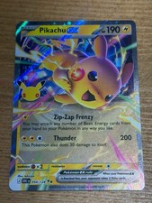 Pokémon TCG Pikachu ex 054/128 Double Rare ME 30th Celebration NM picture