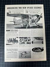 Vintage 1947 Cessna Aircraft Print Ad picture
