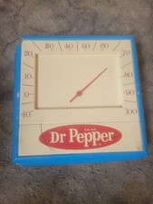 Vintage Drink Dr. Pepper Soda Plastic Thermometer picture