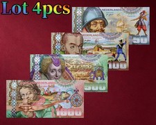 Lot 4pcs Nederlands Ceylon 50 100 500 1000 Fantasy Polymer Banknote 2016 picture