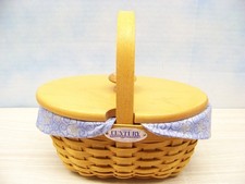 Longaberger 2000 Cheers Basket - with Cloth Liner and Lid picture