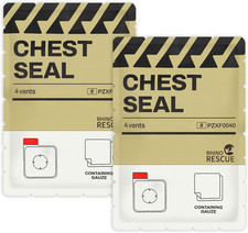 Rhino Rescue Vented Chest Seal Emergency Trauma Dressing Sterile Occlusive picture