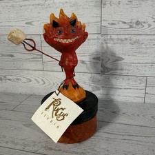 Rucus Studio Little Red Roaster Devil Figure Scott Smith Halloween Container picture