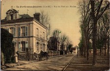 La Ferté-sous-jouarre France Street Scene Color Vintage Postcard picture