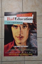 Vintage Bad Education DVD Video Ad Poster Gael Garcia Bernal Almodovar Sony picture