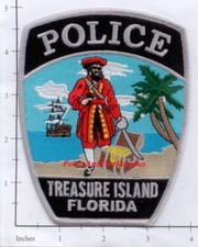 Florida - Treasure Island FL Police Dept Patch Pirate picture