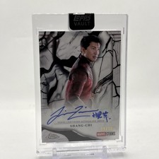 2026 Topps Vault Marvel Shang-Chi Auto Inscription 09/10 Simu Liu picture