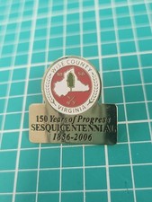 2006 Wise County Virginia Sesquicentennial 150 Years Gold Tone Lapel Pin picture