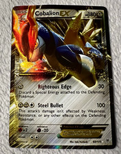 Pokemon TCG Cobalion EX 93/135 Plasma Storm English Holo Ultra Rare picture