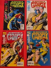Adventures of Cyclops and Phoenix #1-4 1994 Marvel Complete Set Gene Ha X-Men picture