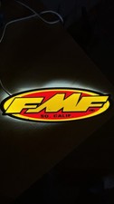 FMF Racing LED Sign – Wall Mount Garage Light – Motocross Decor – USB Powered picture