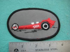Vintage Front Engine Dragster  Driver Uniform Patch picture