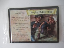 2002 HARRY POTTER Wizards TCG PROMO CARD Keeping Dobby Quiet Still Sealed picture