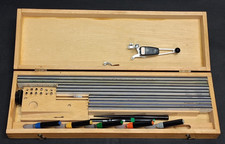 Vintage Charvoz / Unitech Lettering Set Architect Engineer Drafting Kit picture