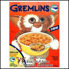 Fridge Fun Refrigerator Magnet GREMLINS BREAKFAST CEREAL 80s Retro picture
