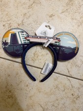 NEW 2025 Disney Parks WDW Contemporary Resort Sliding Monorail Ears Headband New picture