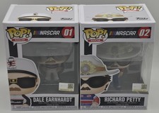 ๐ Dale Earnhardt & Richard Petty Funko Pop Nascar #01 & #02 Vaulted NIB ๐ ๐ picture