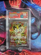 Pokémon TCG Nihil Zero Meowth Special Art Rare Graded Ace 10 PERFECT SUBGRADES picture