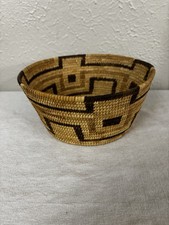 Vintage Handwoven Coiled Basket 8