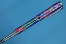 Artisan Jr. Gentlemen's Rollerball Pen in Chrome with Poison Opal FX picture