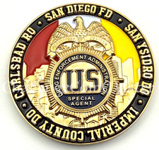G77 DEA San Diego Field Division Federal Police Narcotics Drugs Challenge Coin picture