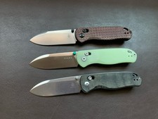 Kizer Drop Bear Knives x 3: Red Frag S35VN / Gray 154CM / Glow G10 Nitro-V picture