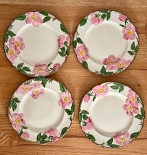4 Franciscan Desert Rose Luncheon Plates - 9 1/2