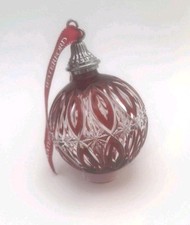 Waterford 2017 Annual Red Cased Ball Ornament 40023172 picture