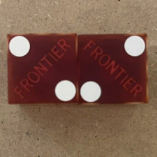Frontier  Casino Hotel Used Dice Craps Numbered 484 picture