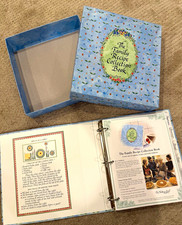 Vintage Family Recipe Collection Book 3-Ring Binder with Storage Box, Original picture