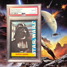 1977 Star Wars Wonder Bread #5 Darth Vader PSA 8 NM-MT picture