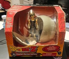 2001 FUNimation Jakks Pacific Dragonball Z Vegeta's Saiyan Capsule Sealed picture