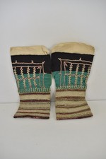 Pair Of Traditional Textile Pieces Handmade Cuffs Sleeves Decorative Garment picture
