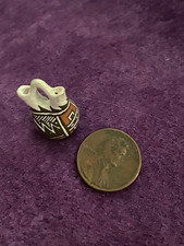 MINIATURE-TINY NATIVE AMERICAN WEDDING VASE-NOREEN SIMPLICIO  7/8