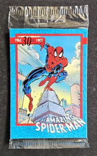 1992 Spider-Man 30th Anniv Rare 5-Card Promo Factory Pack Marvel Impel Set picture