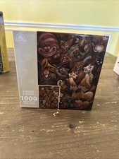 Disney Parks 1000 Piece Two-Sided Jigsaw Puzzle Cats and Dogs NIB Sealed picture