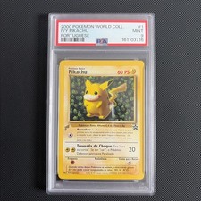 Ivy Pikachu 1 PORTUGUESE - PSA 9 (2000 Pokemon World Collection) picture