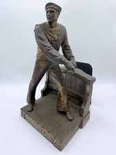 Antique Kronheim Oldenbusch Nautical Sailor Letter Rack, Desk Holder, 1923 picture