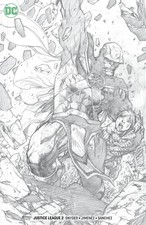 Justice League Vol 4 #2 Cover C Incentive Jim Lee Pencil Variant Cover - Near Mi picture