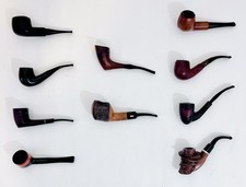 Vintage Tobacco Pipes Lot Of 10 Pipes - Various Makers picture